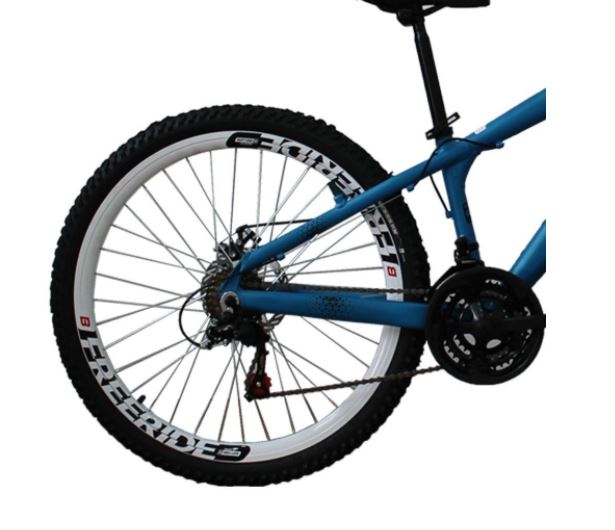 Bicicleta Aro 26 Gts Feel Freio À Disco 21 Marchas - Azul+Preto