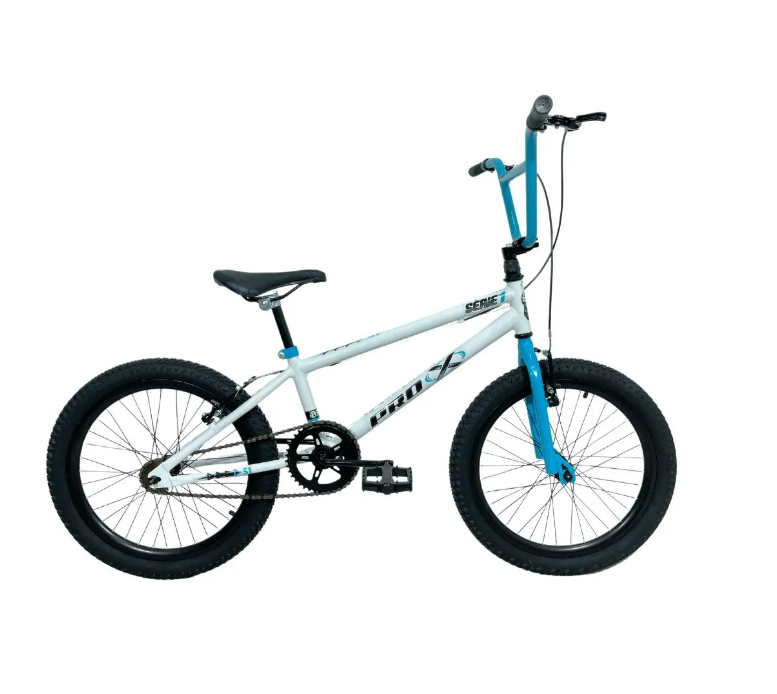 Bicicleta Pro-x Bmx Cross Serie 1 Aro 20 Branco / Azul - CIA do